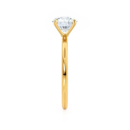 1.2 CT Round Solitaire Lab Grown Diamond Engagement Ring