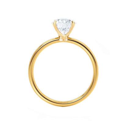 1.01 CT Emerald Solitaire Lab Grown Diamond Engagement Ring