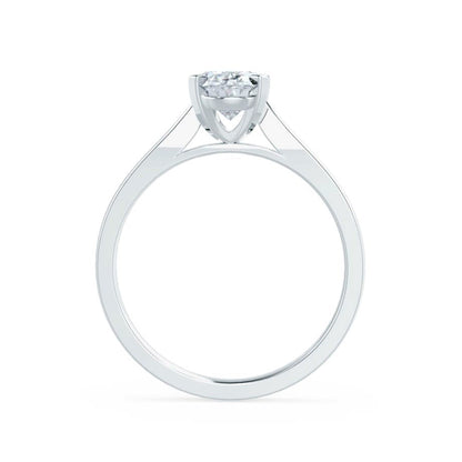 1.2 CT Round Pave Lab Grown Diamond Engagement Ring