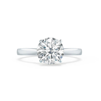 1.2 CT Round Pave Lab Grown Diamond Engagement Ring